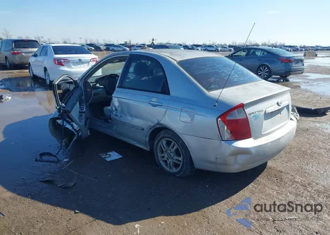 2004 Kia Spectra Ex/Lx from USA, damaged, VIN KNAFE121645019360